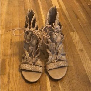 Lace up heels